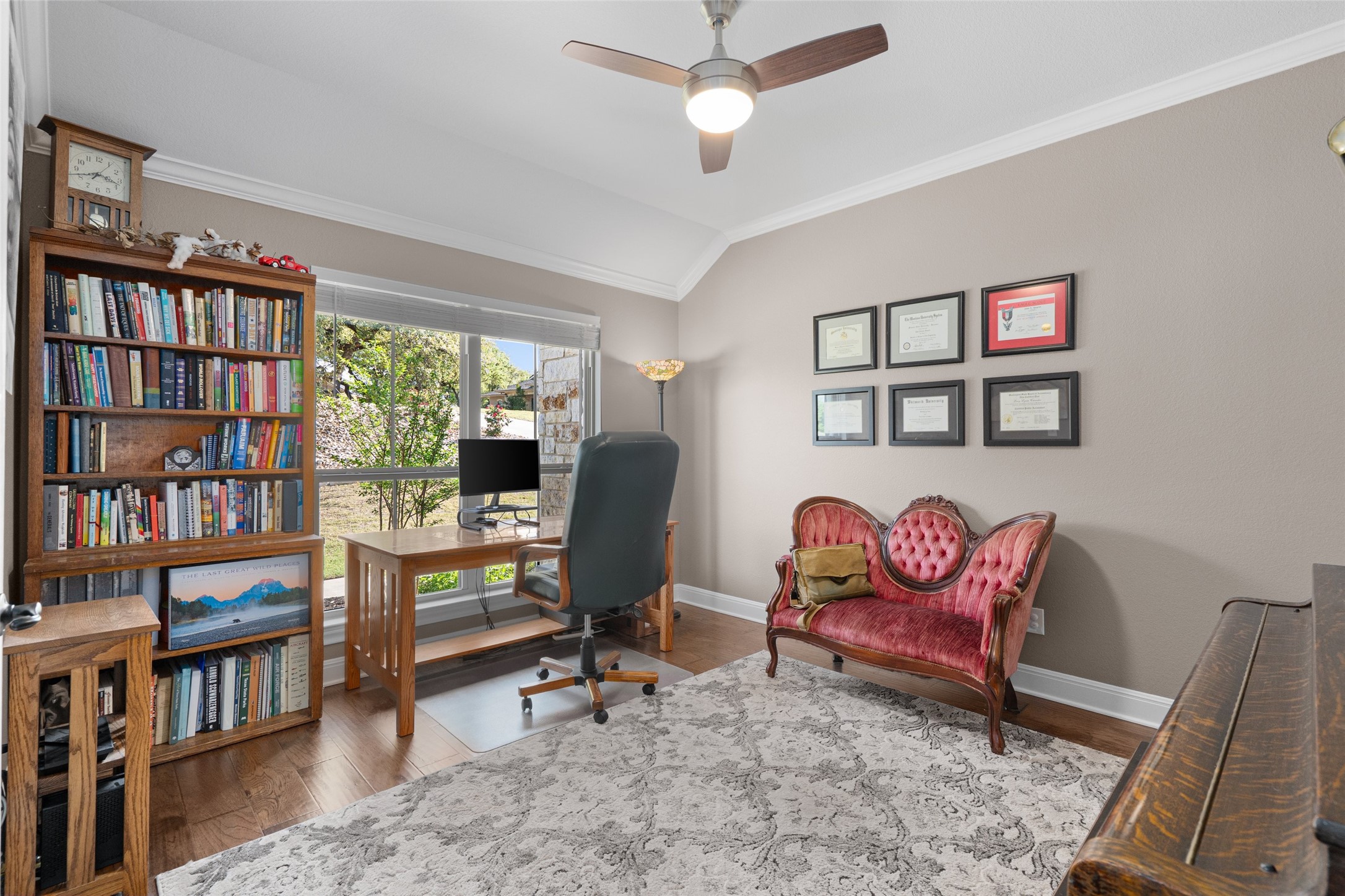164 Milestone Road Liberty Hill, TX 78642 - Photo 7 of 40 Spacious main floor office.