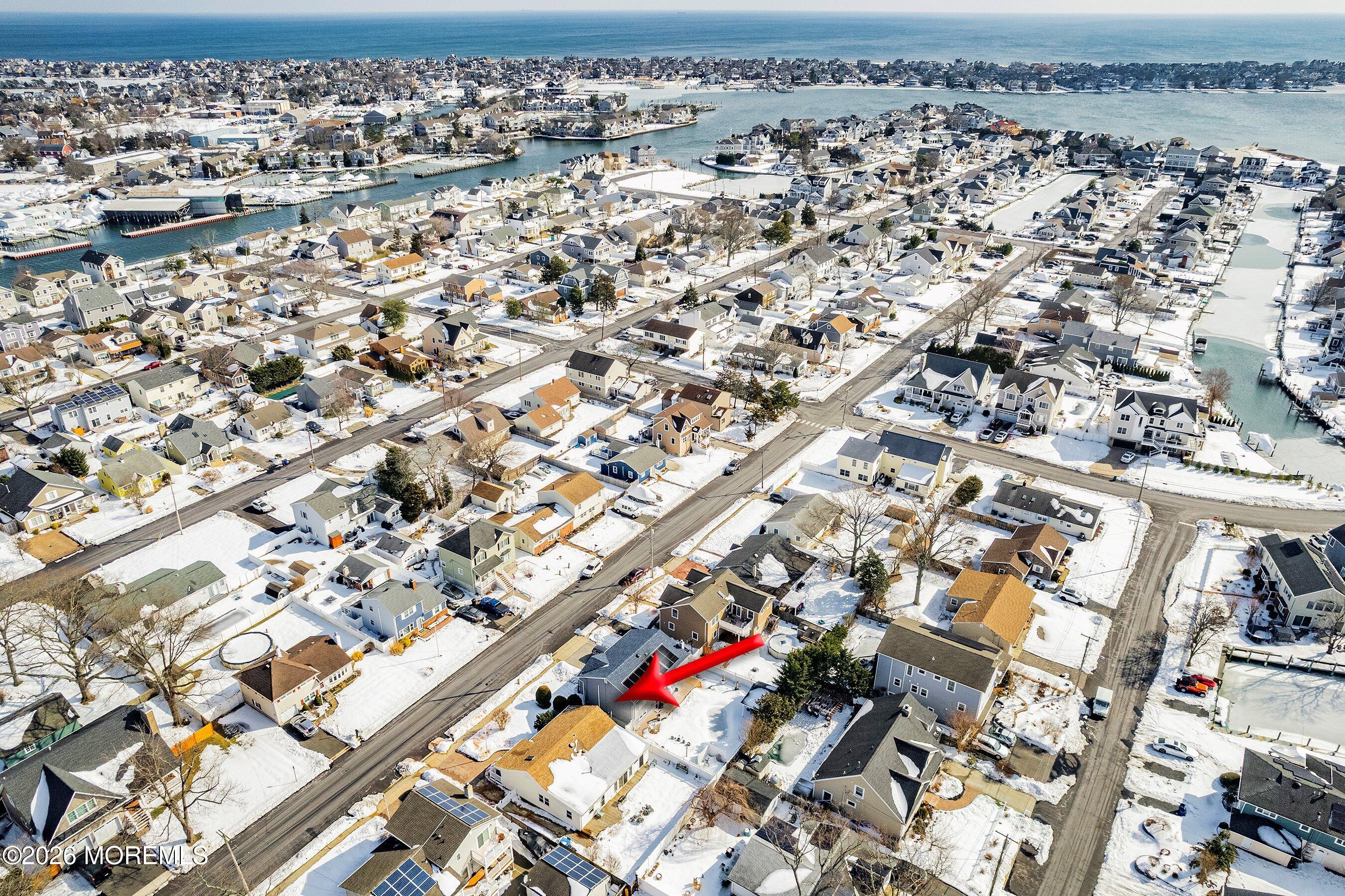 1846 Riviera Parkway Point Pleasant, NJ 08742 - Photo 44 of 66 44-Back Left Aerial with arrow