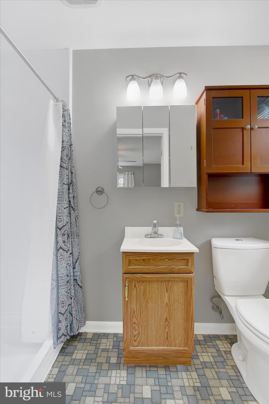 5206 Rockery Road Spring Grove, PA 17362 - Photo 19 of 28 a bathroom with a sink a toilet and mirror
