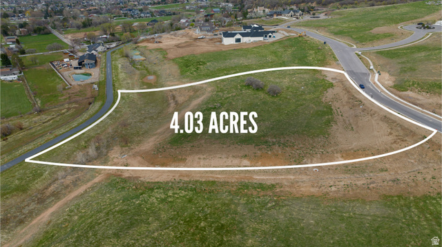 1906 South Preserve Drive, Unit 55 Mapleton, UT 84664 - Photo 1 of 19 Aerial view of property and surrounding area with property parcel outlined