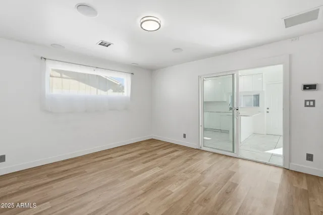 wooden floor in an empty room