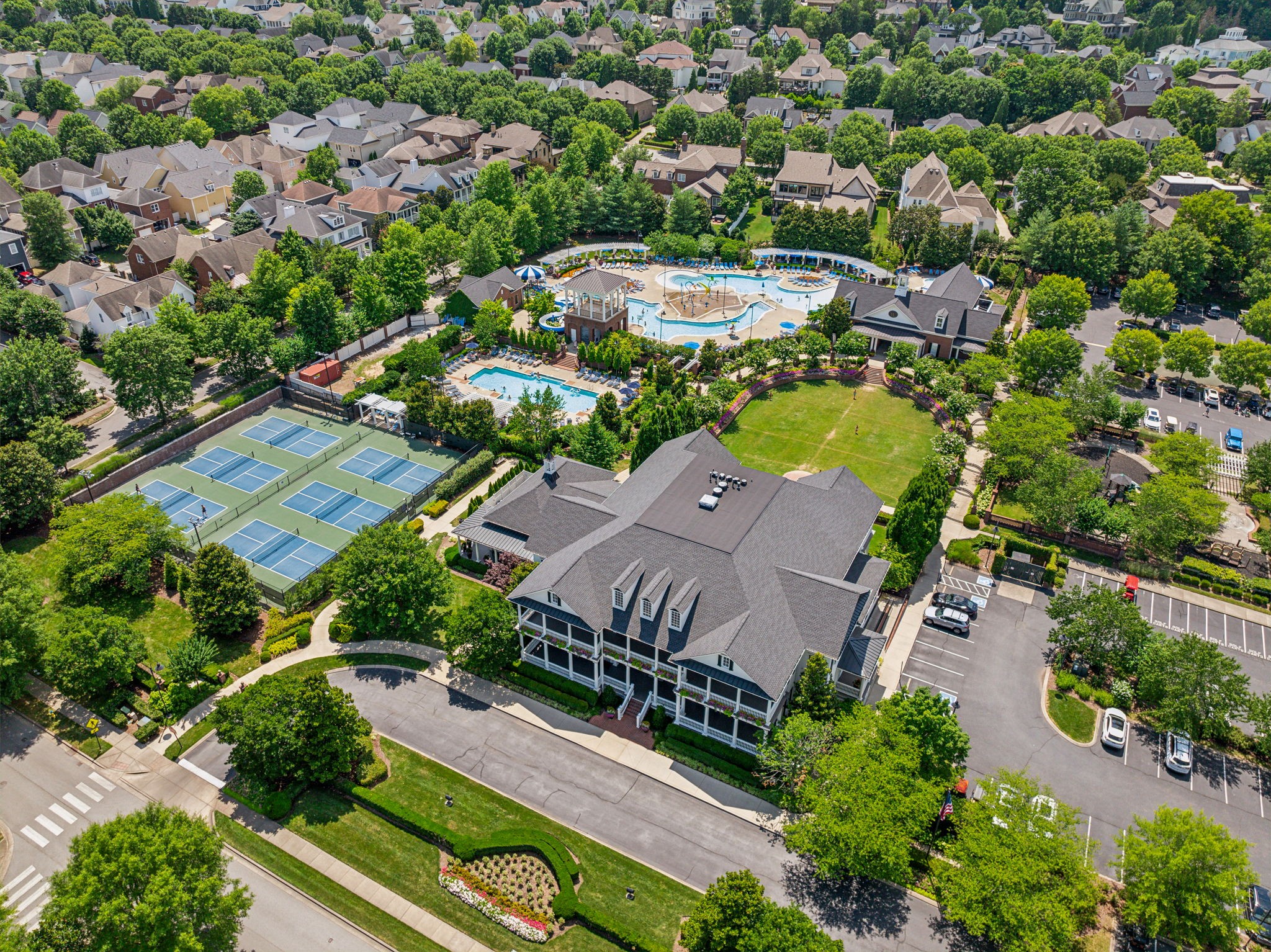 3012 Wynn Circle Franklin, TN 37064 - Photo 45 of 66 an aerial view of residential houses with outdoor space