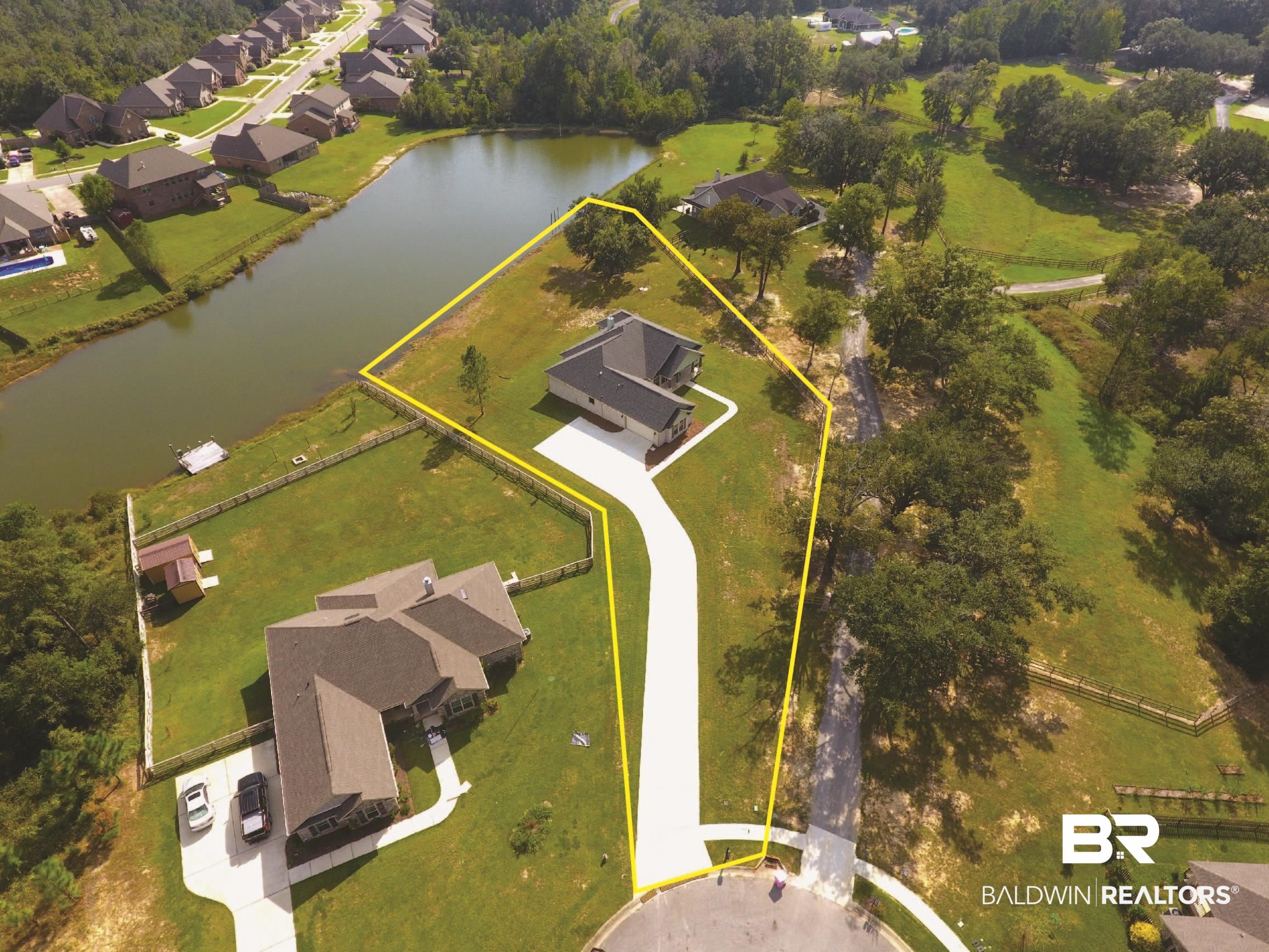 10975 Legacy Lane Mobile, AL 36608 - Photo 8 of 40 Bird's eye view featuring a water view