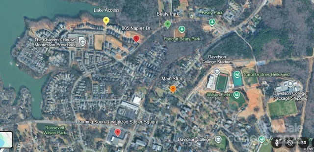 a bird view of a house