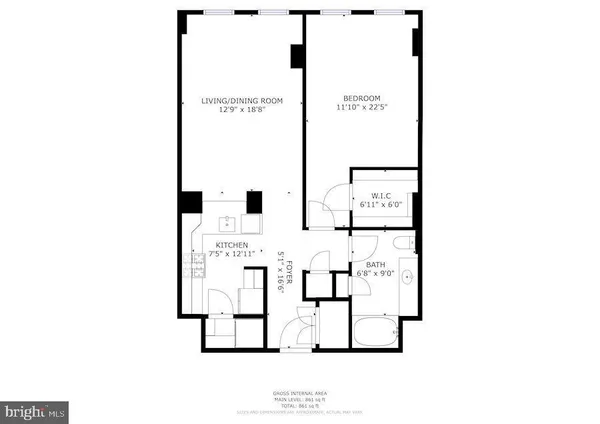 $2,550 | 616 E Street Northwest, Unit 1020, Washington, DC 20004