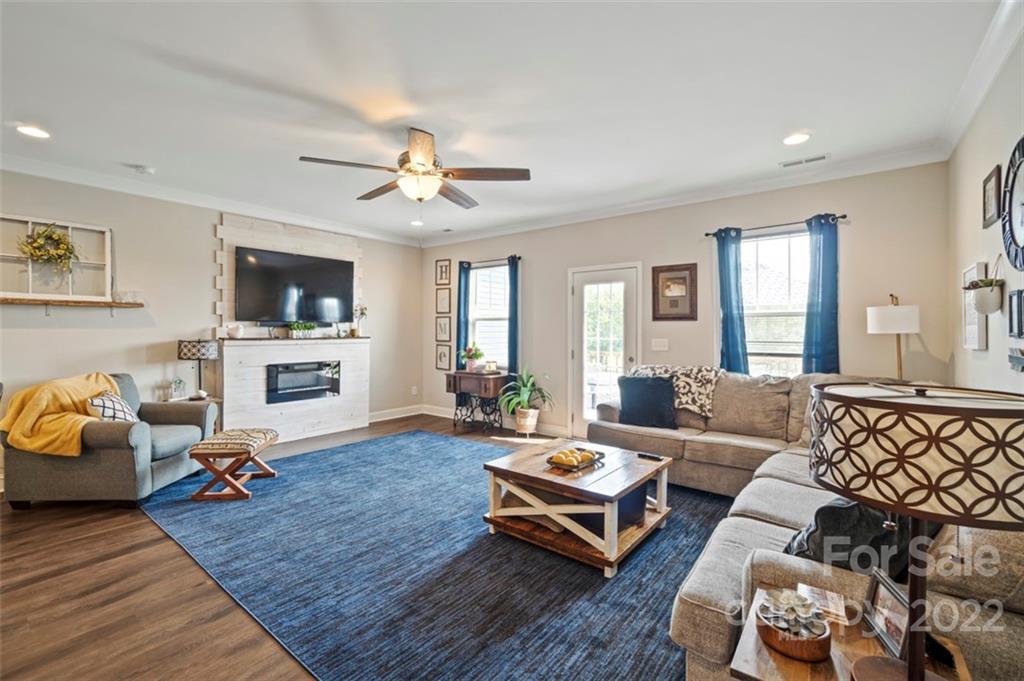 3269 Evondale Road Crouse, NC 28033 - Photo 14 of 36 a living room with furniture fireplace and a window