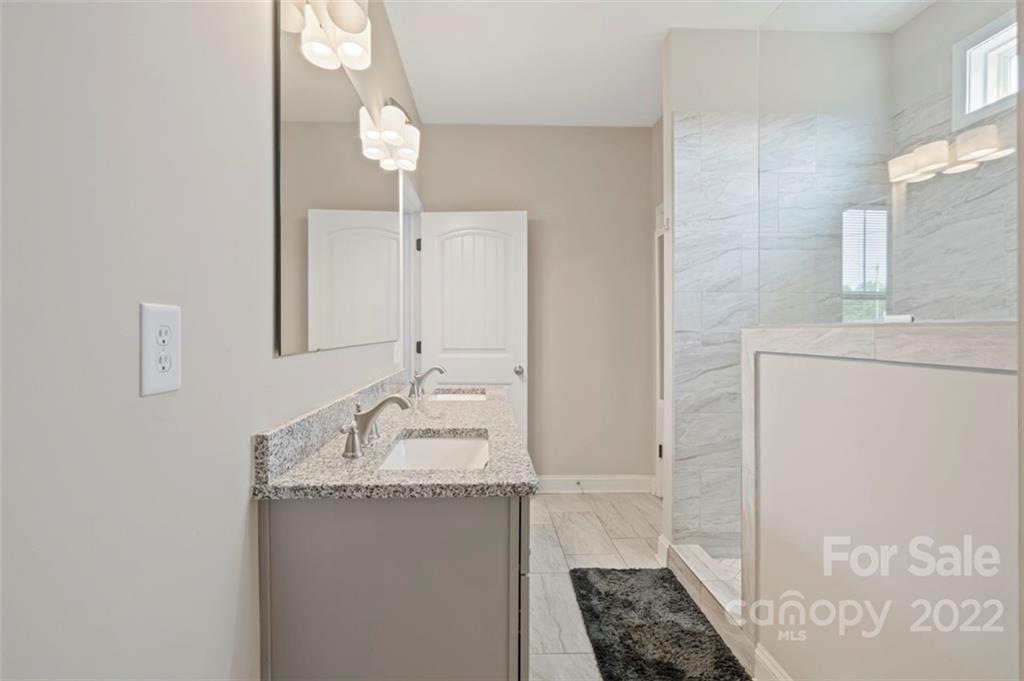3269 Evondale Road Crouse, NC 28033 - Photo 19 of 36 a bathroom with a sink and a mirror
