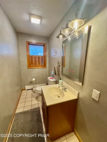 a garden view with a sitting space