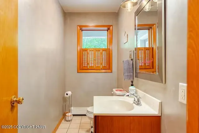 a view of a garden with an outdoor space