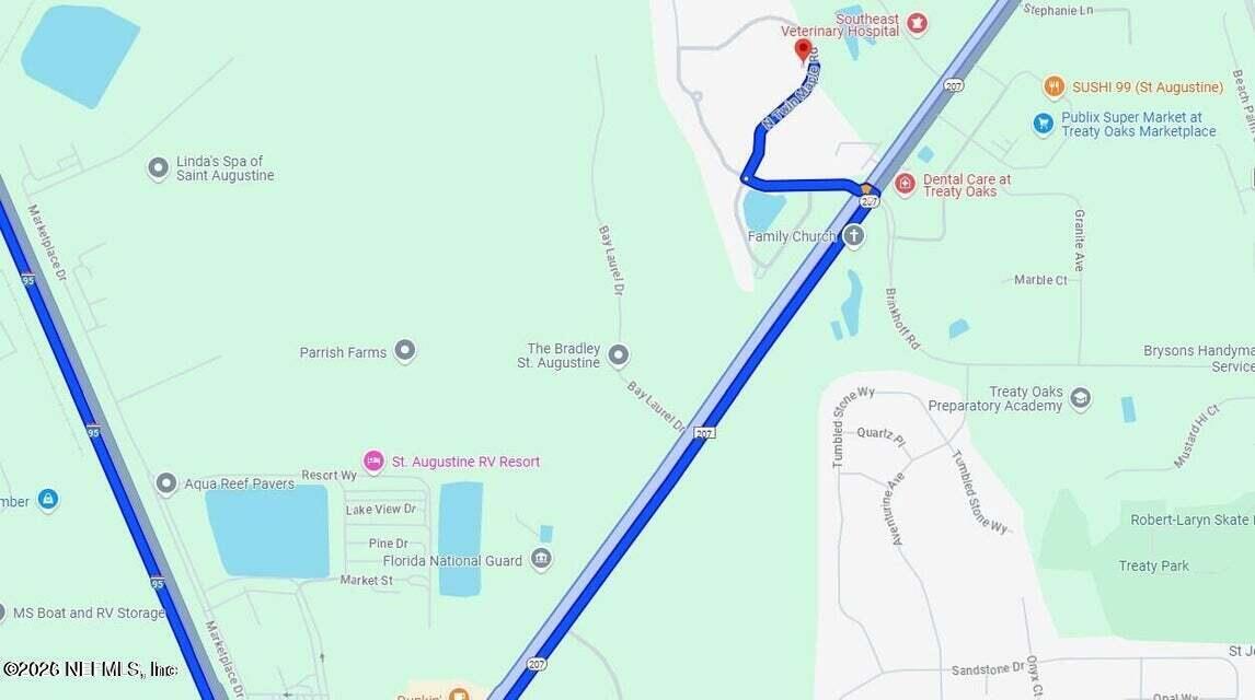 161 North Twin Maple Road St. Augustine, FL 32084 - Photo 28 of 34 Map of Surrounding Area