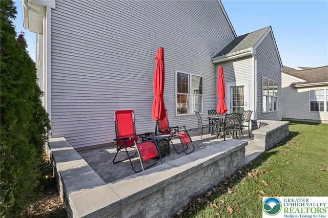 a view of a golf course with a lake