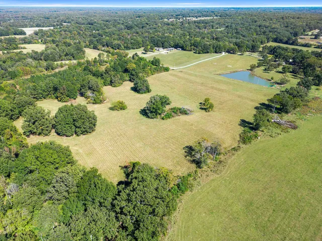 a view of a lake with a mountain