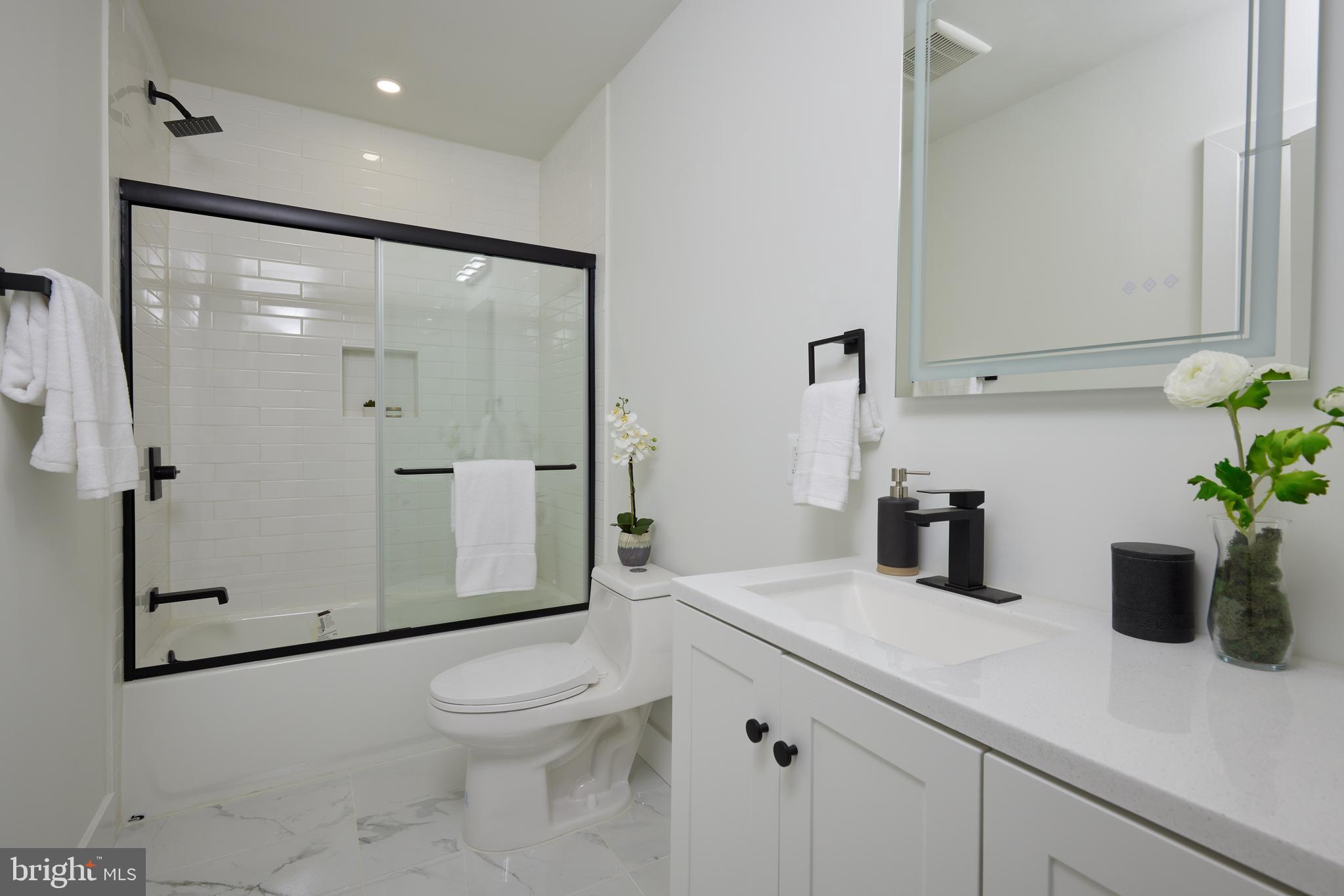 919 Hamilton Street Northwest Washington, DC 20011 - Photo 33 of 49 Hall Bathroom