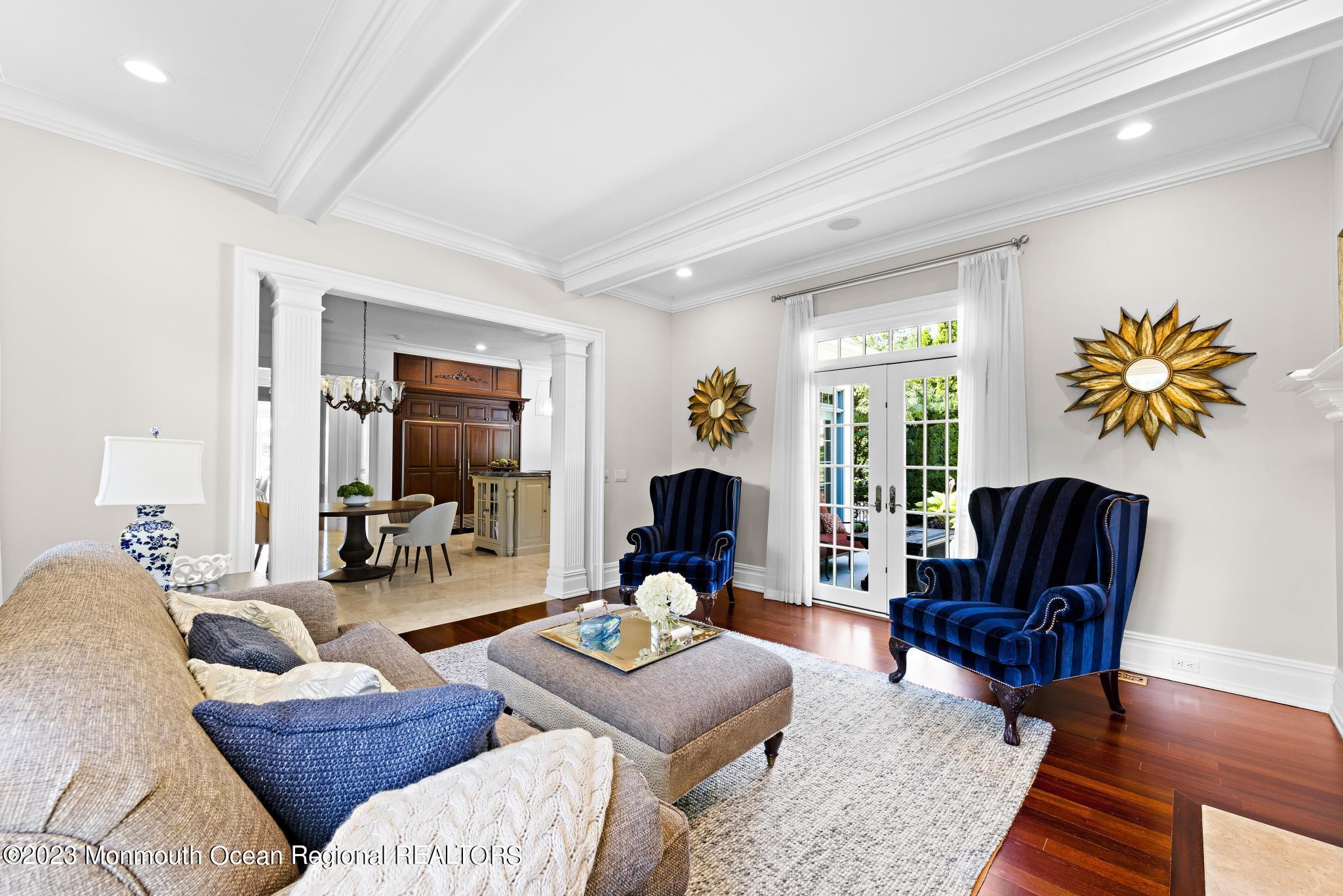 122 Rumson Road Rumson, NJ 07760 - Photo 26 of 100 a living room with furniture fireplace and a table
