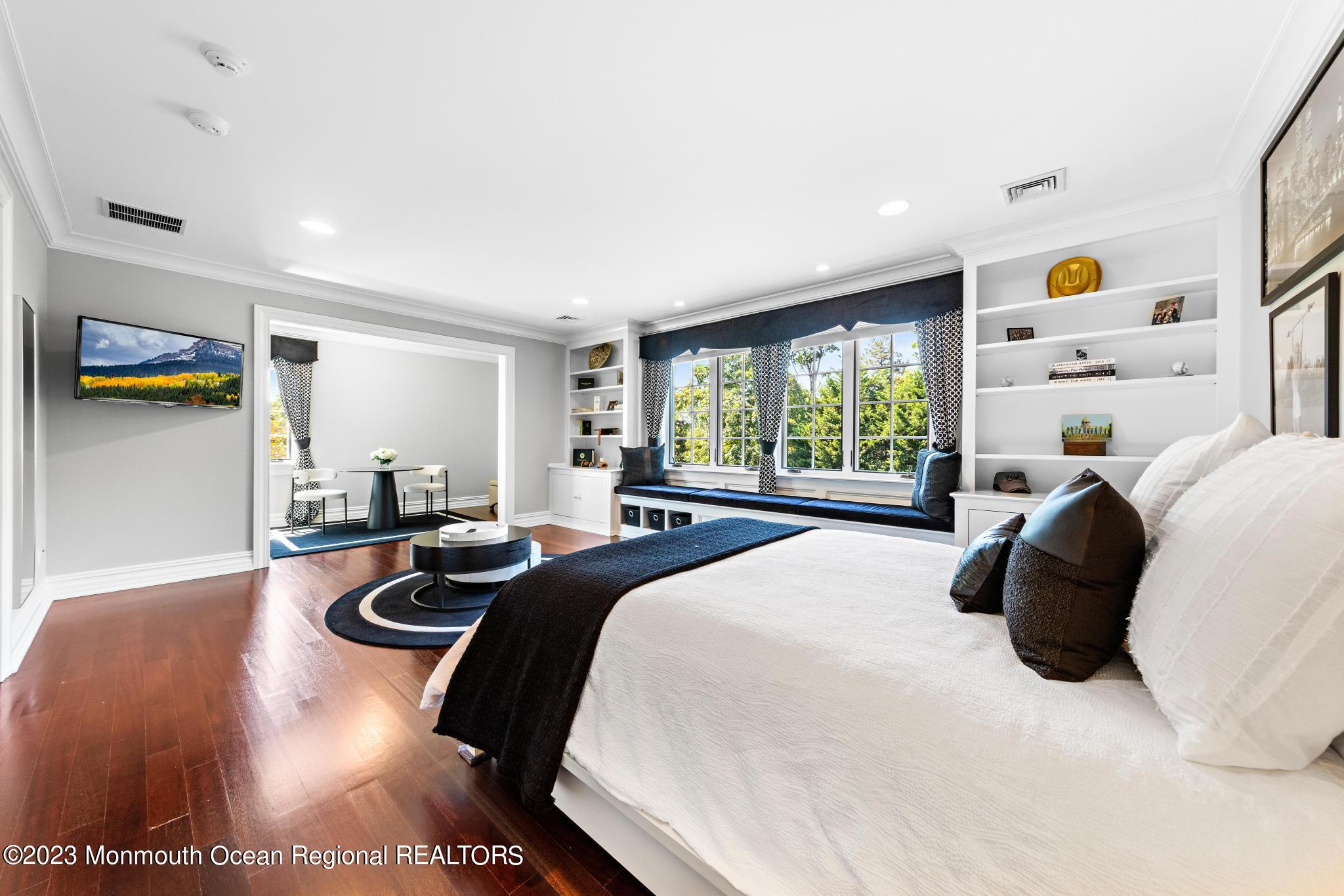 122 Rumson Road Rumson, NJ 07760 - Photo 59 of 100 a bedroom with a bed and a large window