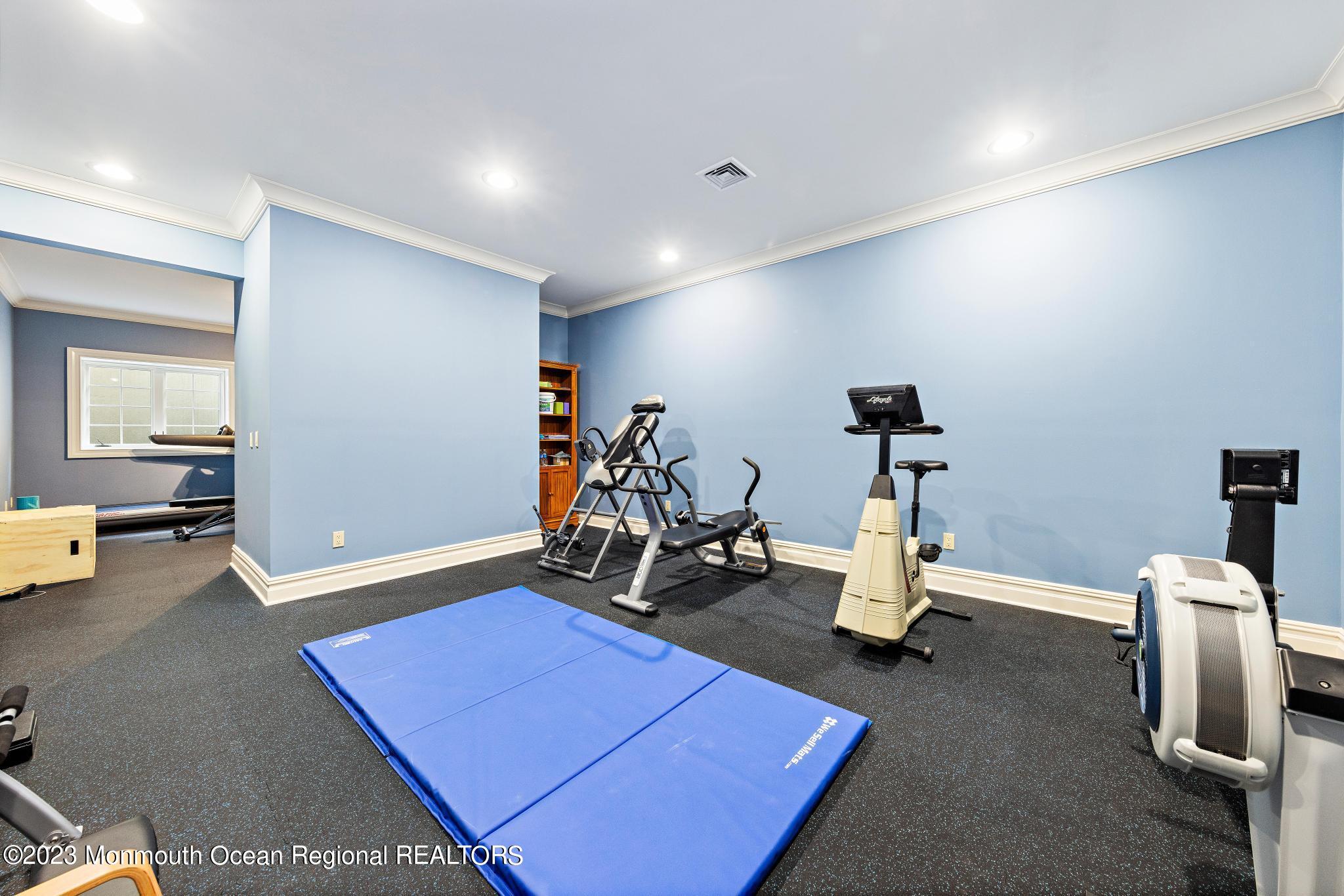 122 Rumson Road Rumson, NJ 07760 - Photo 78 of 100 a view of a room with gym equipment