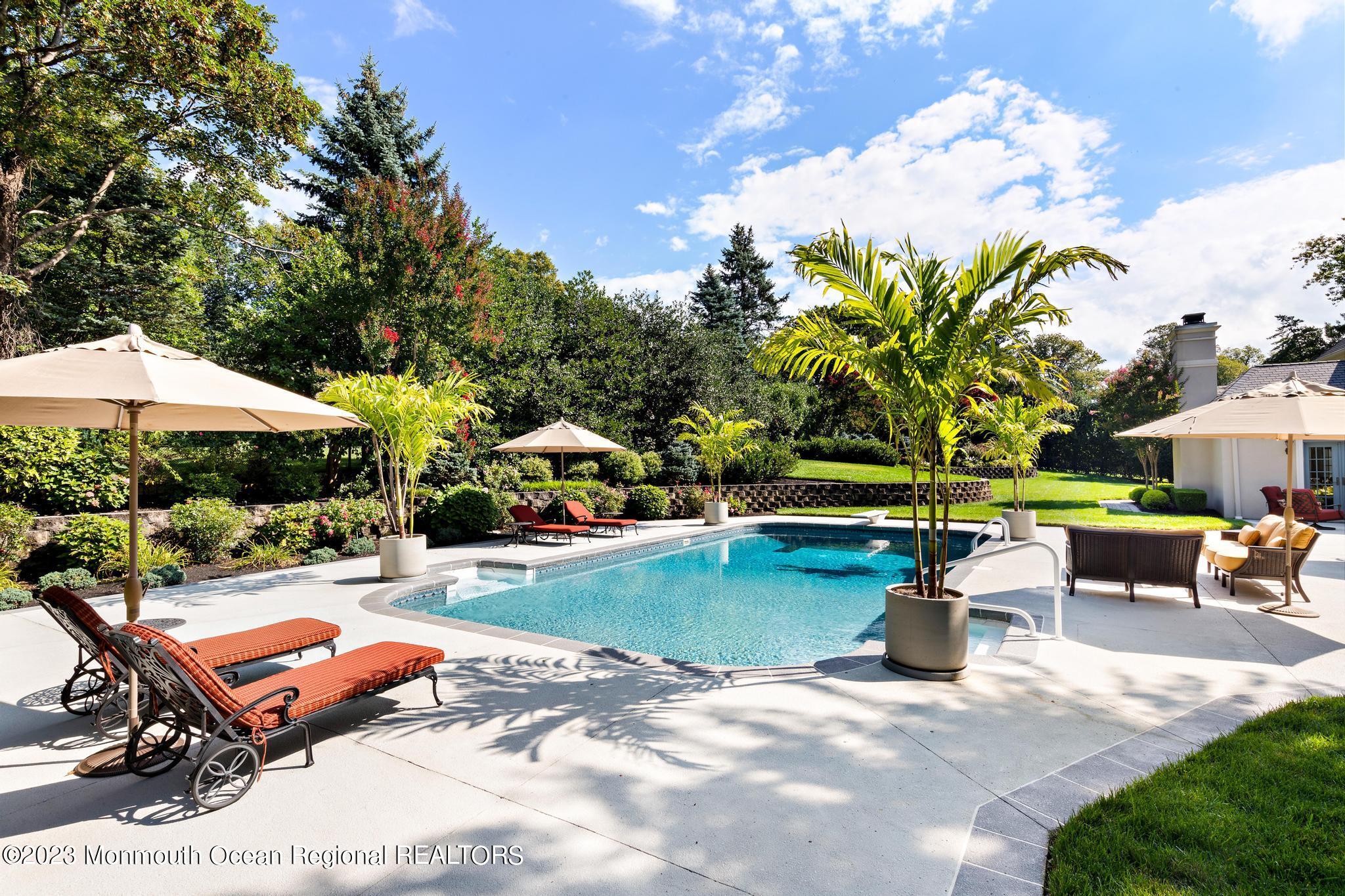 122 Rumson Road Rumson, NJ 07760 - Photo 90 of 100 a view of a backyard with sitting area
