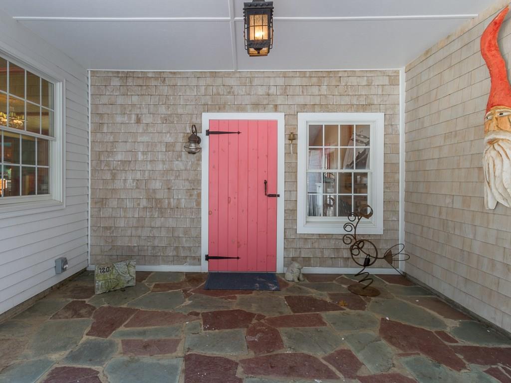 120 Phipps Point Road Woolwich, ME 04579 - Photo 4 of 35 A unique entry way opening to the home.