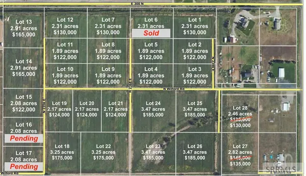 $122,000 | Lot 4 North Wilford Road, St. Anthony, ID 83445