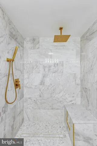 a view of a building from a balcony