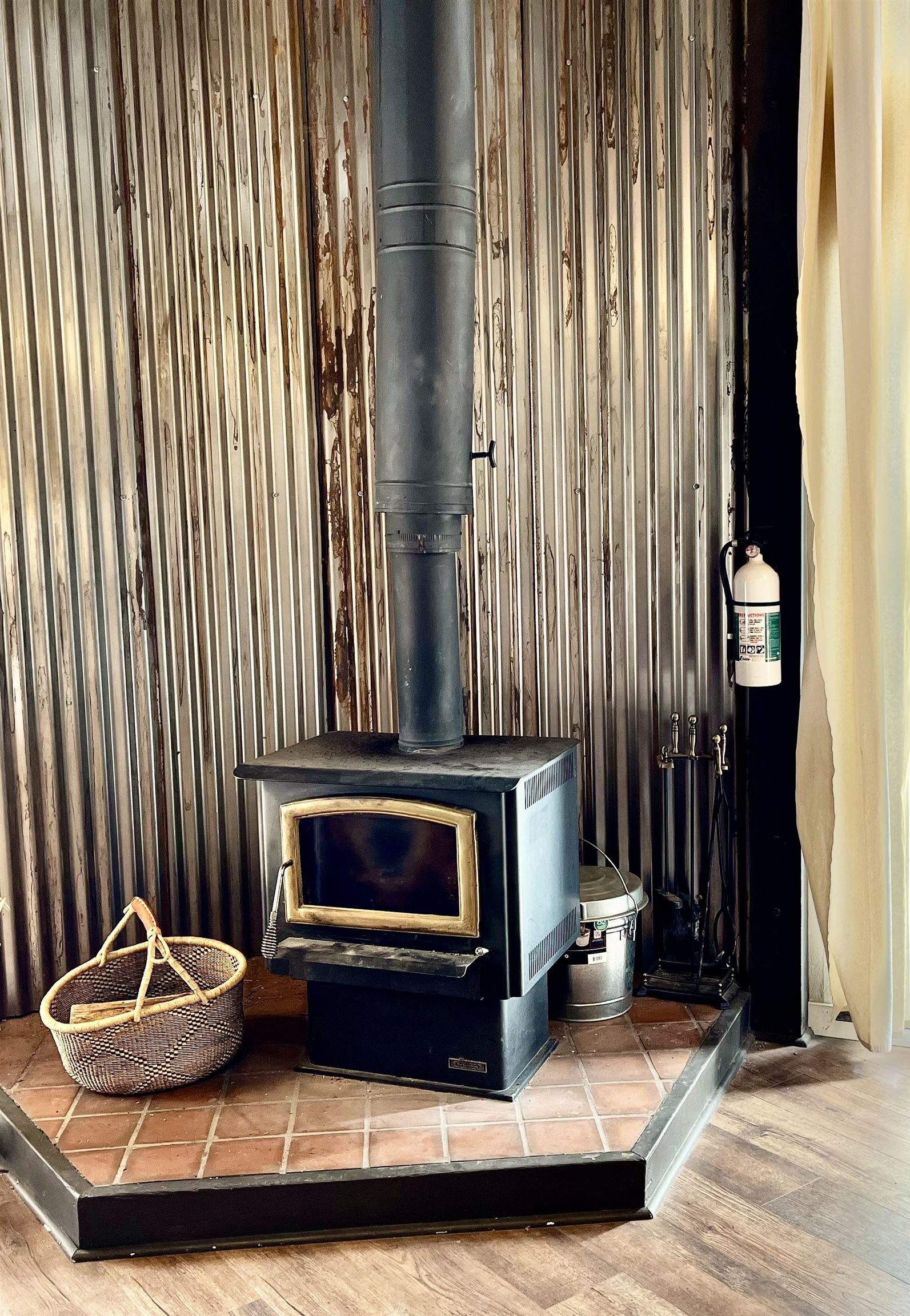 286 Old Mammoth Road, Unit 7 Mammoth Lakes, CA 93546 - Photo 9 of 32 Detailed view of wood finished floors and a wood stove