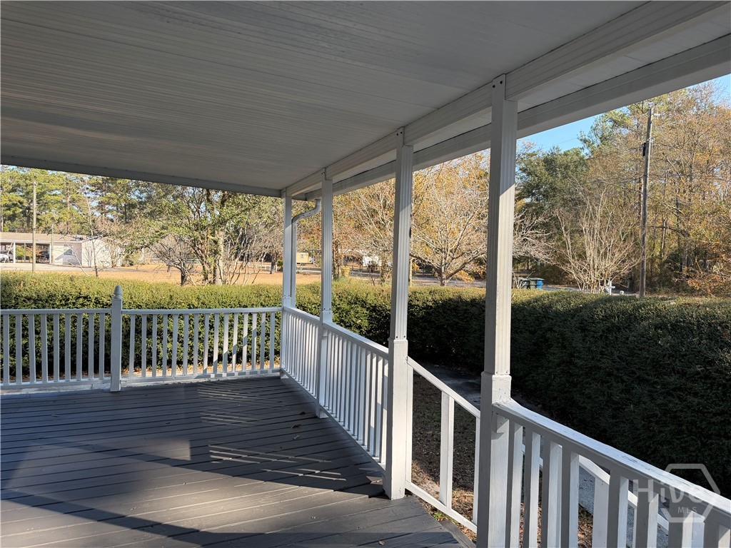 150 Maple Drive Ellabell, GA 31308 - Photo 36 of 42 View From Side Entry Covered Deck