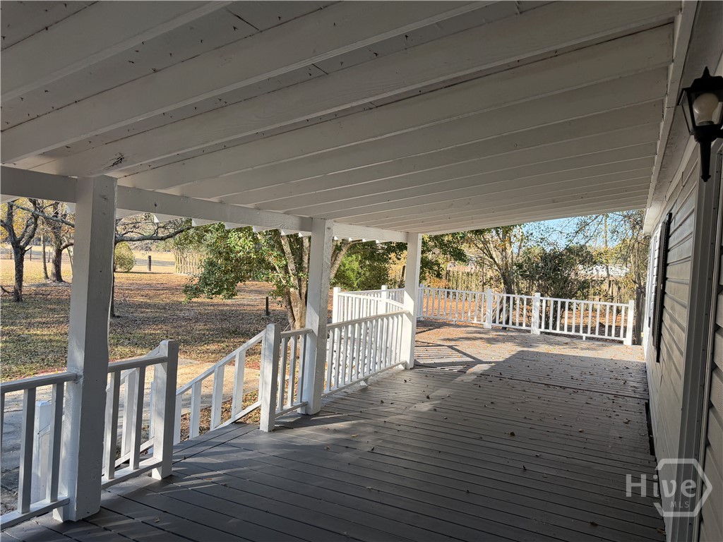 150 Maple Drive Ellabell, GA 31308 - Photo 40 of 42 Back Covered Deck