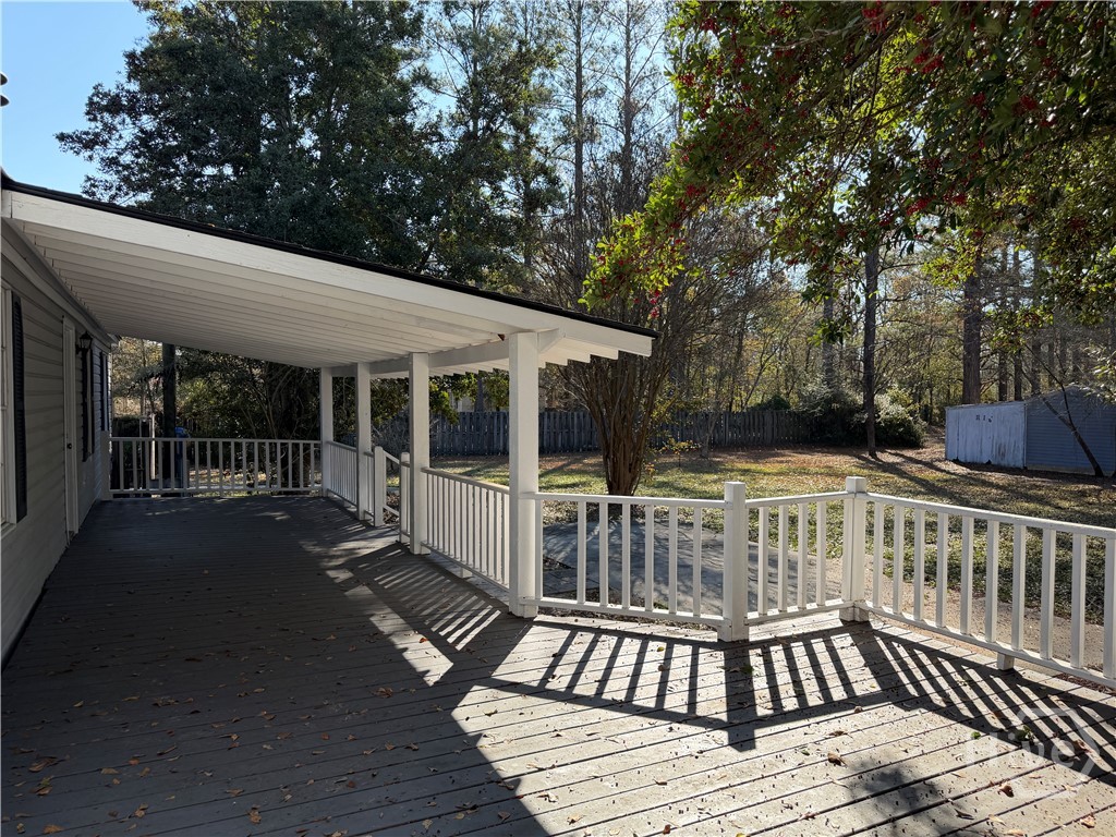 150 Maple Drive Ellabell, GA 31308 - Photo 4 of 42 Back Deck & Covered Patio