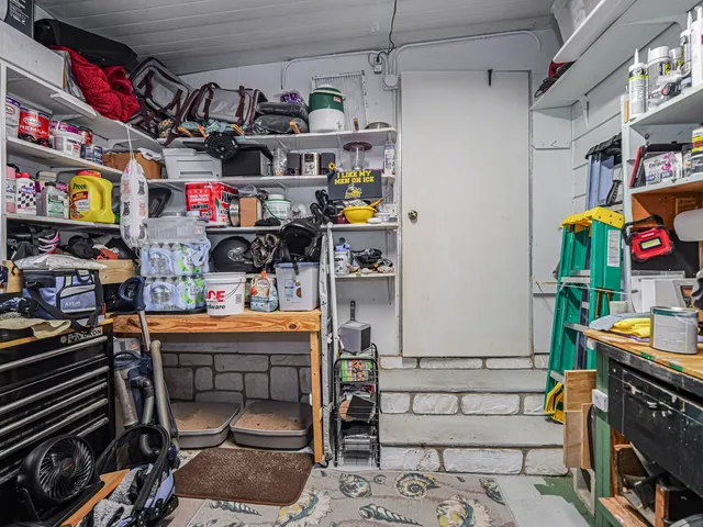 a room with furniture and a window