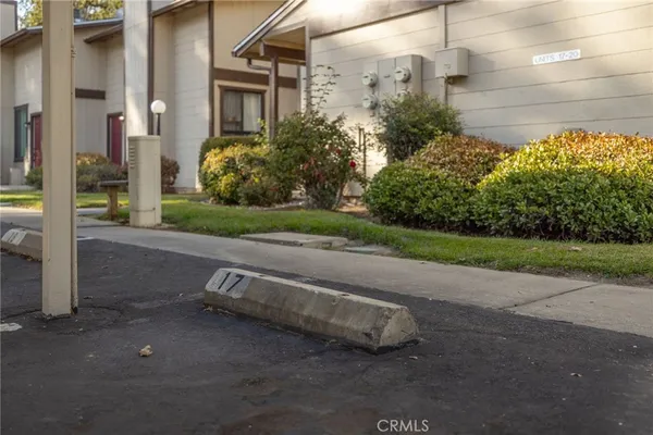 a view of a house with a street