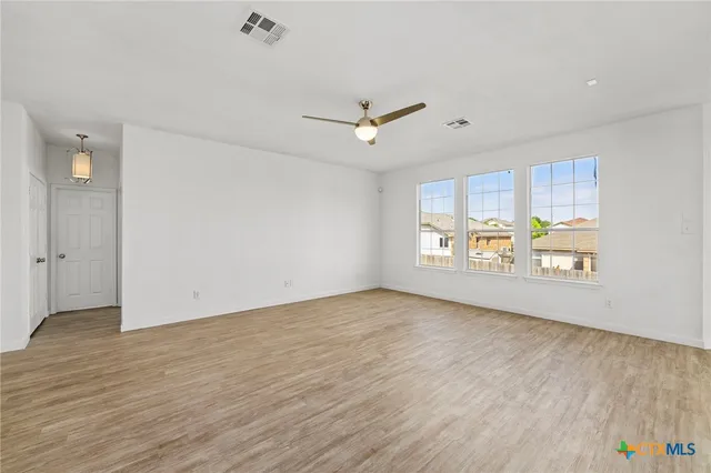 wooden floor in an empty room