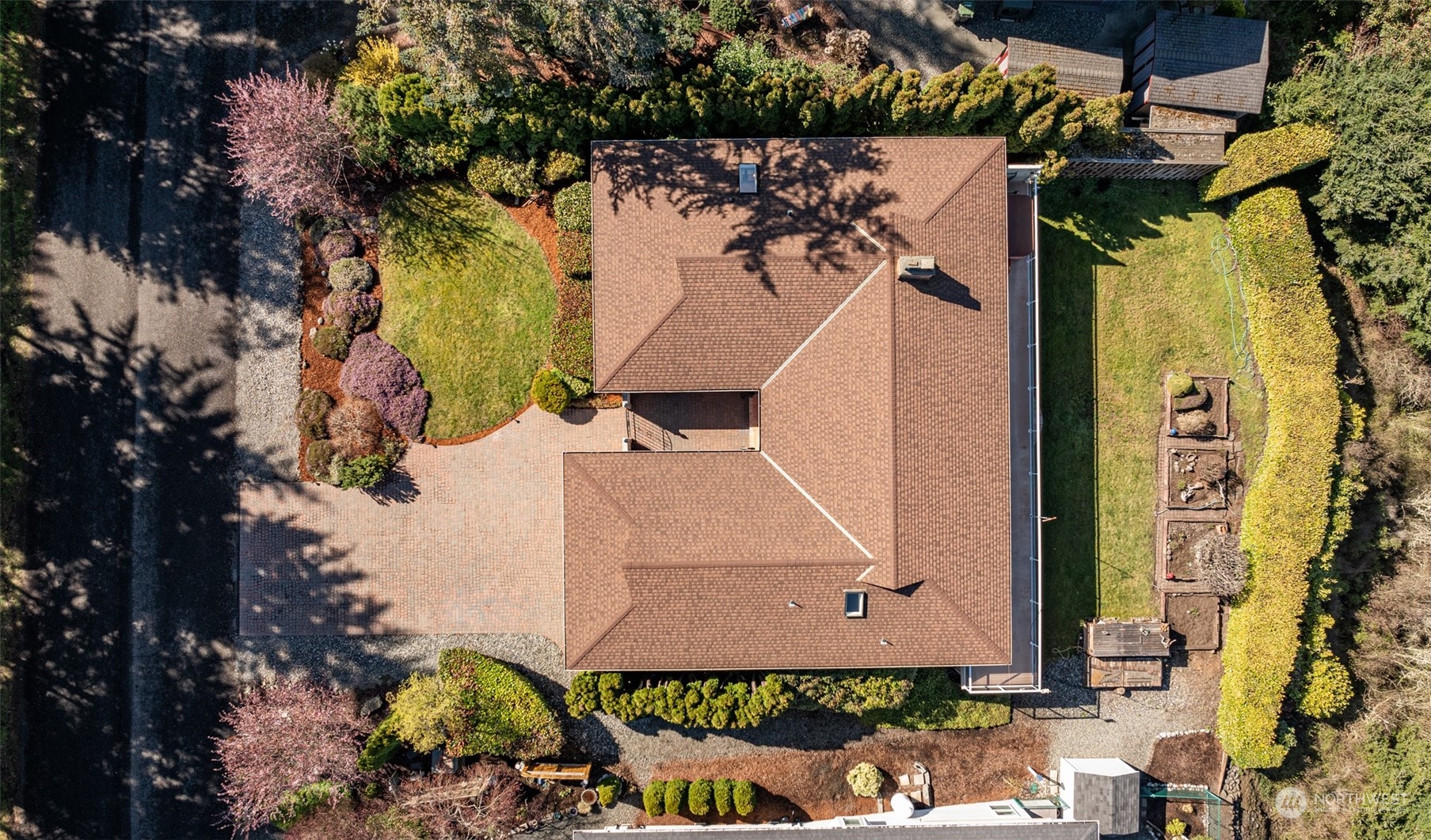 653 Brigadoon Boulevard Sequim, WA 98382 - Photo 40 of 40 an aerial view of a house with a yard