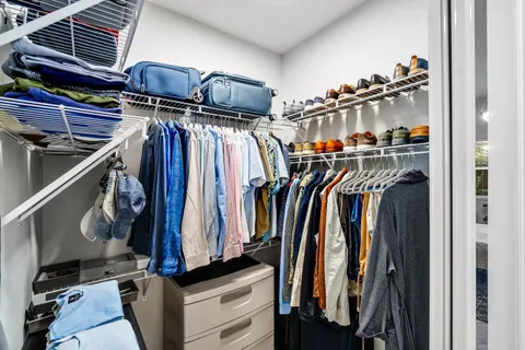 a outdoor space with lots of tables and chairs