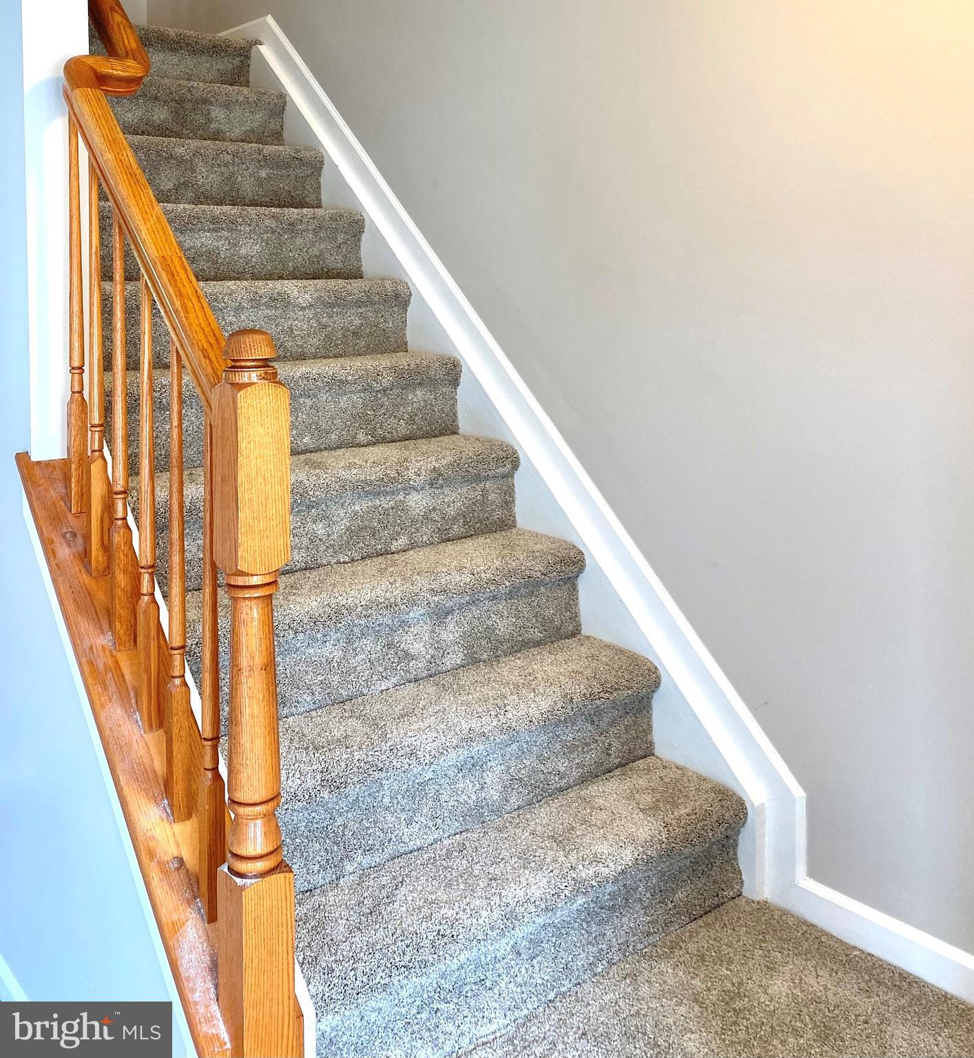 9842 Decatur Road Middle River, MD 21220 - Photo 13 of 64 Stairs with new carpeting
