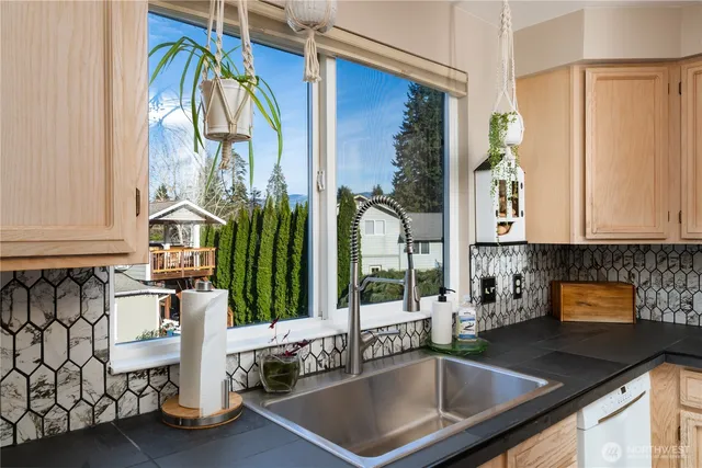 a living room with a couch and a flat screen tv
