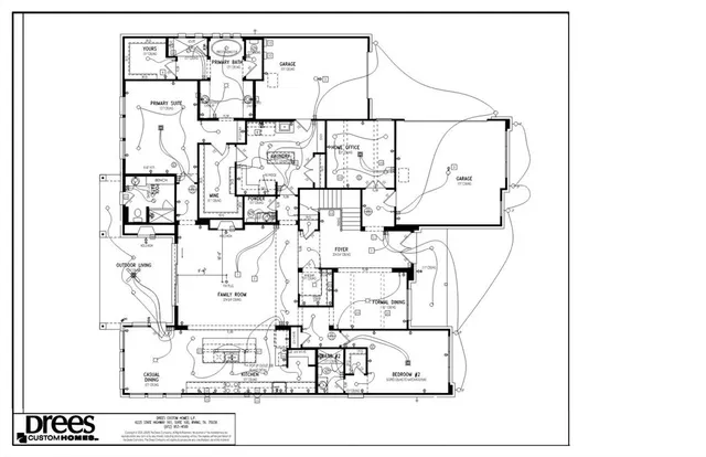 a black and white photo of a room