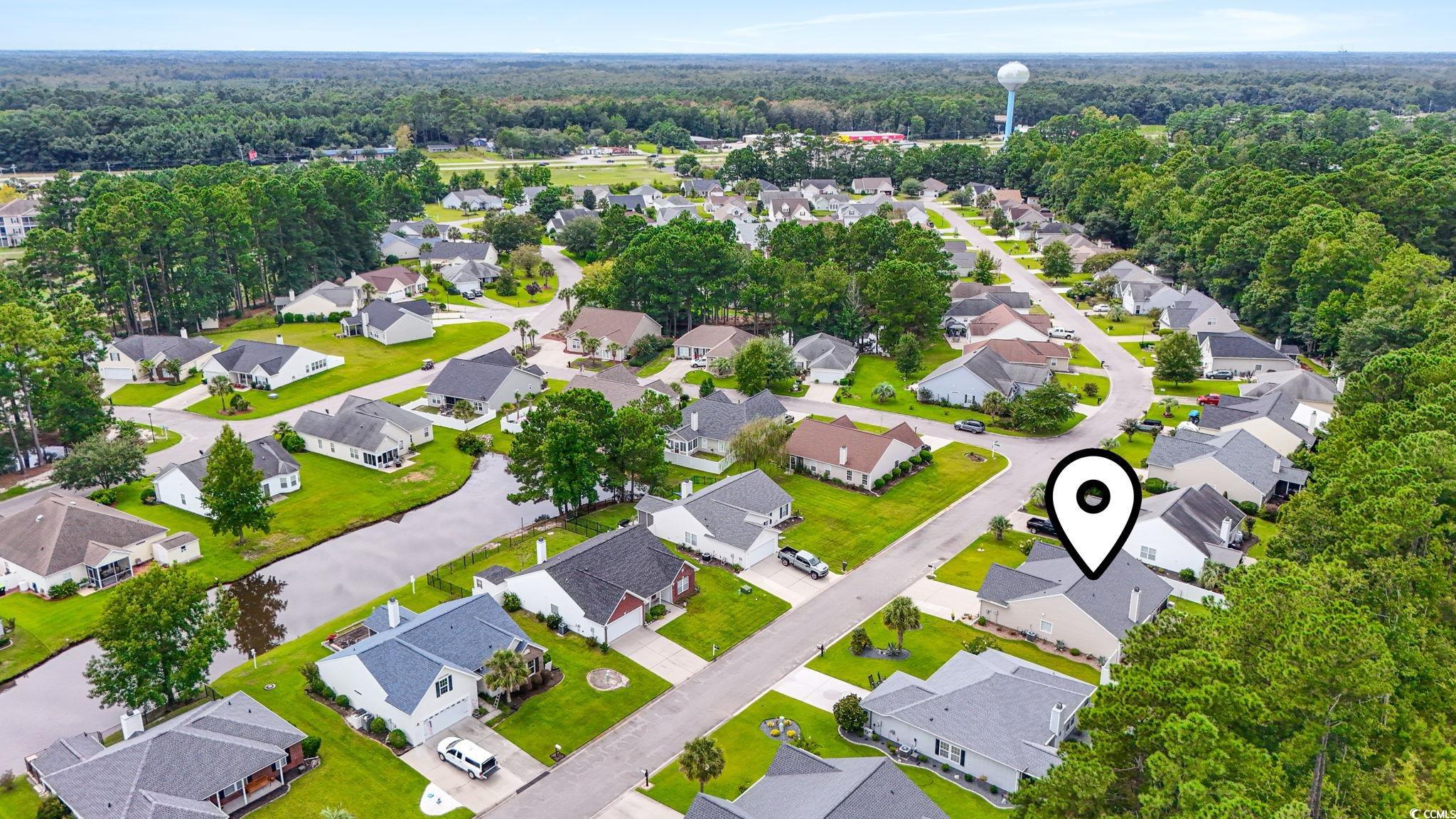 1604 Langley Drive Longs, SC 29568 - Photo 6 of 37 Aerial perspective of suburban area