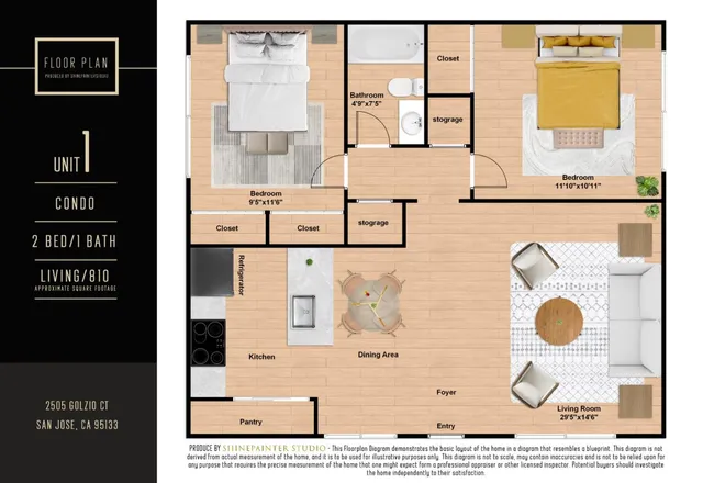 $547,000 | 2505 Golzio Court, Unit 1, San Jose, CA 95133