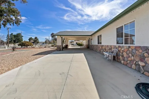 a view of a house with a outdoor space