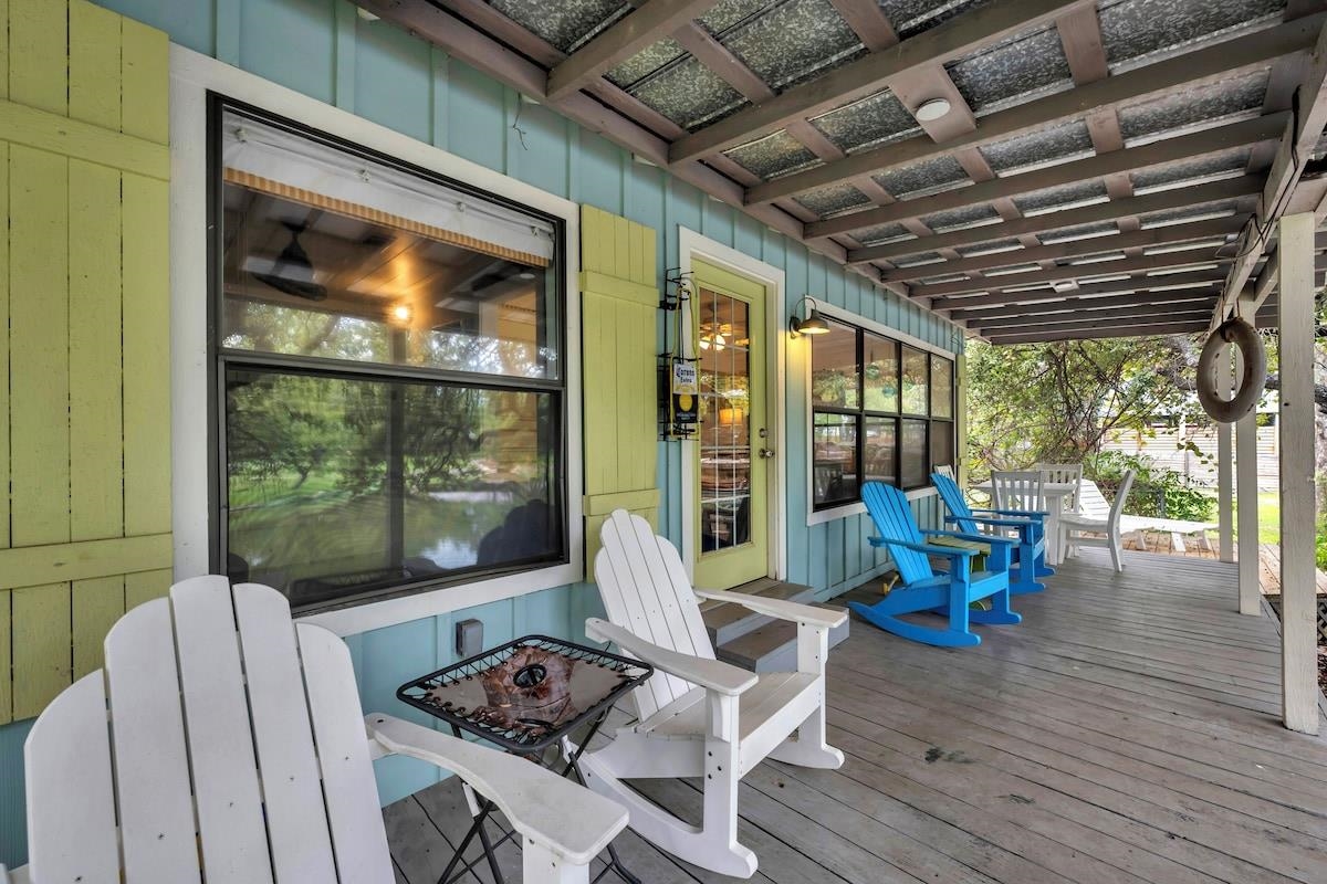200 Highland Loop Kingsland, TX 78639 - Photo 19 of 23 a dining room with furniture wooden floor and a potted plant