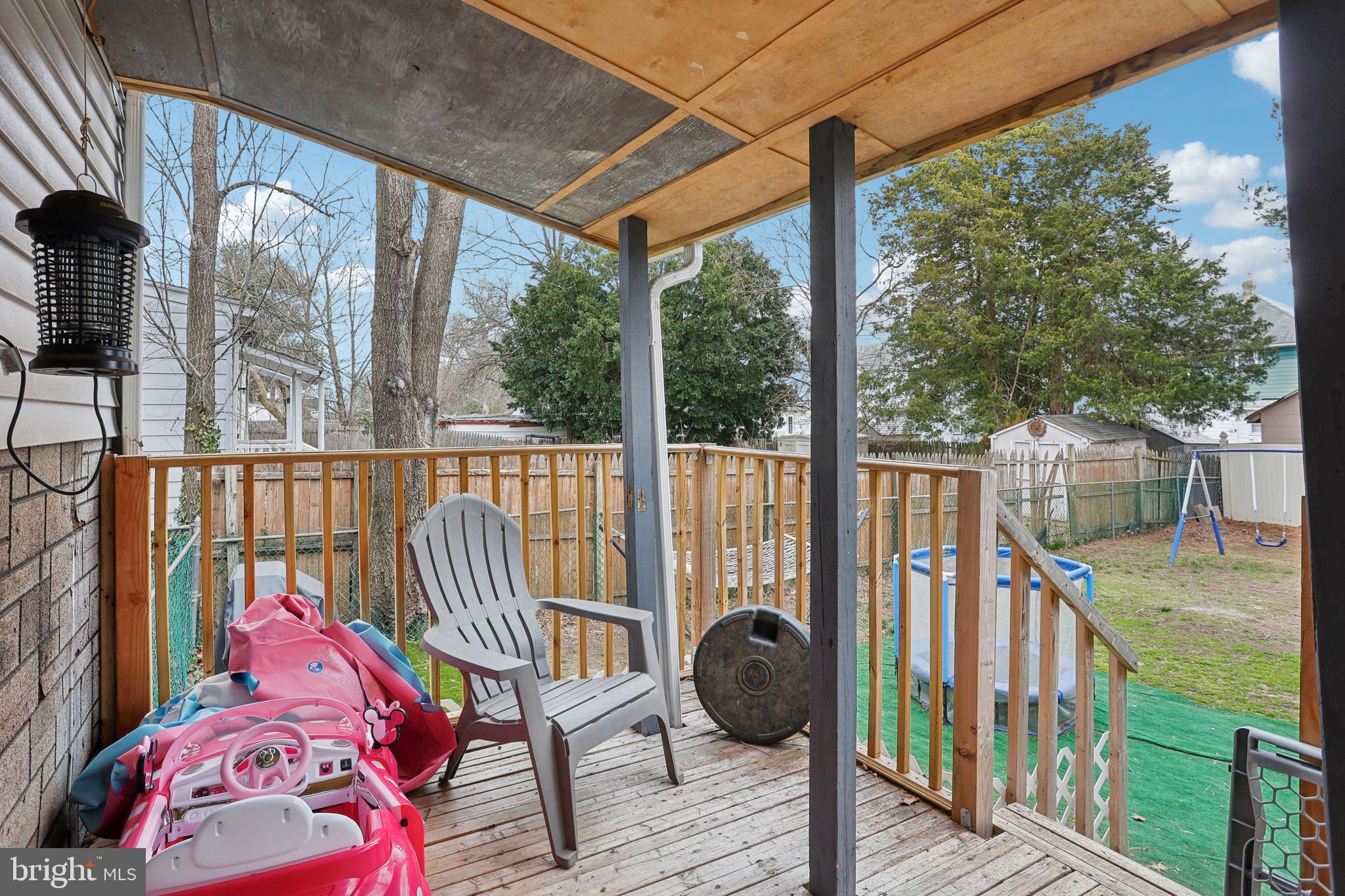 705 Burlington Avenue Delanco, NJ 08075 - Photo 32 of 41 a balcony with furniture and garden view