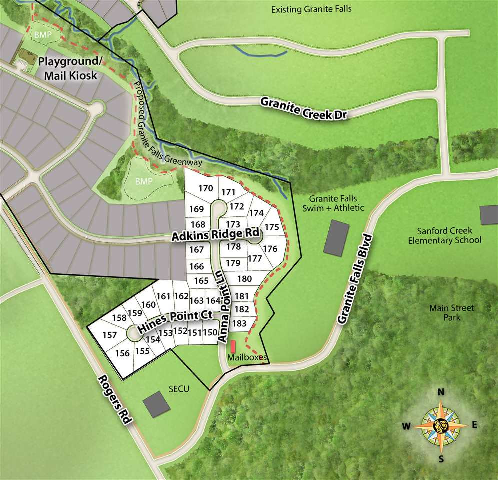 129 Anna Point Lane, Unit LOT 167 Rolesville, NC 27571 - Photo 24 of 29 Community Map
