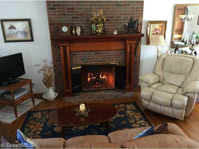 2341 South Fork Road Denton, NC 27239 - Photo 2 of 16 Den/Family/Great Room. Open GR w/Wood Burning FP and HDWD floors. 9 ft Ceilings though out Main Level.