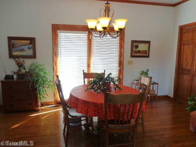 2341 South Fork Road Denton, NC 27239 - Photo 3 of 16 Dining Room. GR and DR combo. Hdwds