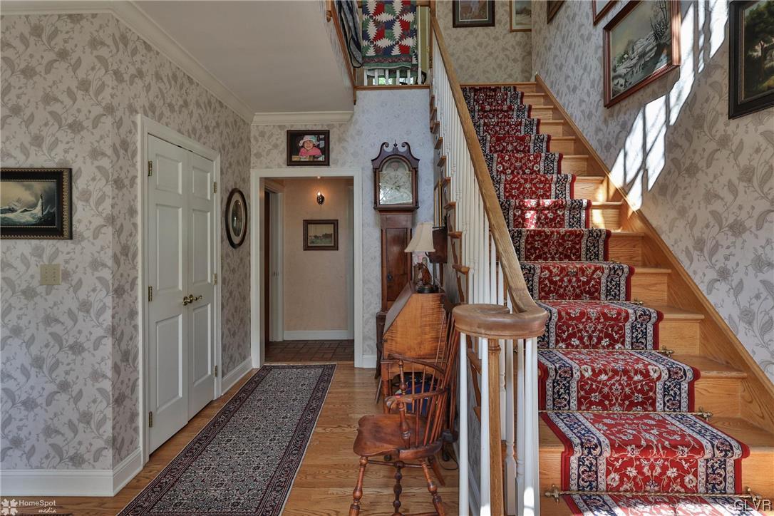 182 Baron Road Wind Gap, PA 18091 - Photo 3 of 49 a view of an entryway with wooden floor