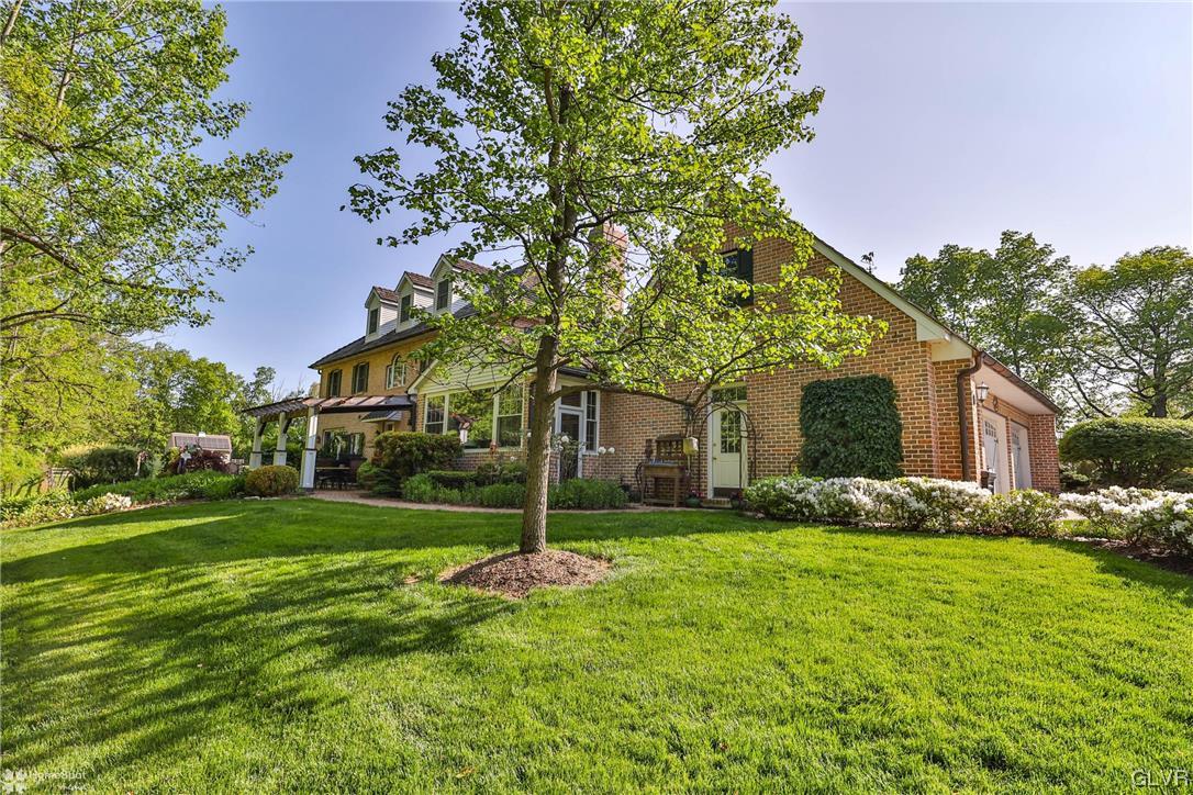 182 Baron Road Wind Gap, PA 18091 - Photo 33 of 49 a front view of house with yard and green space