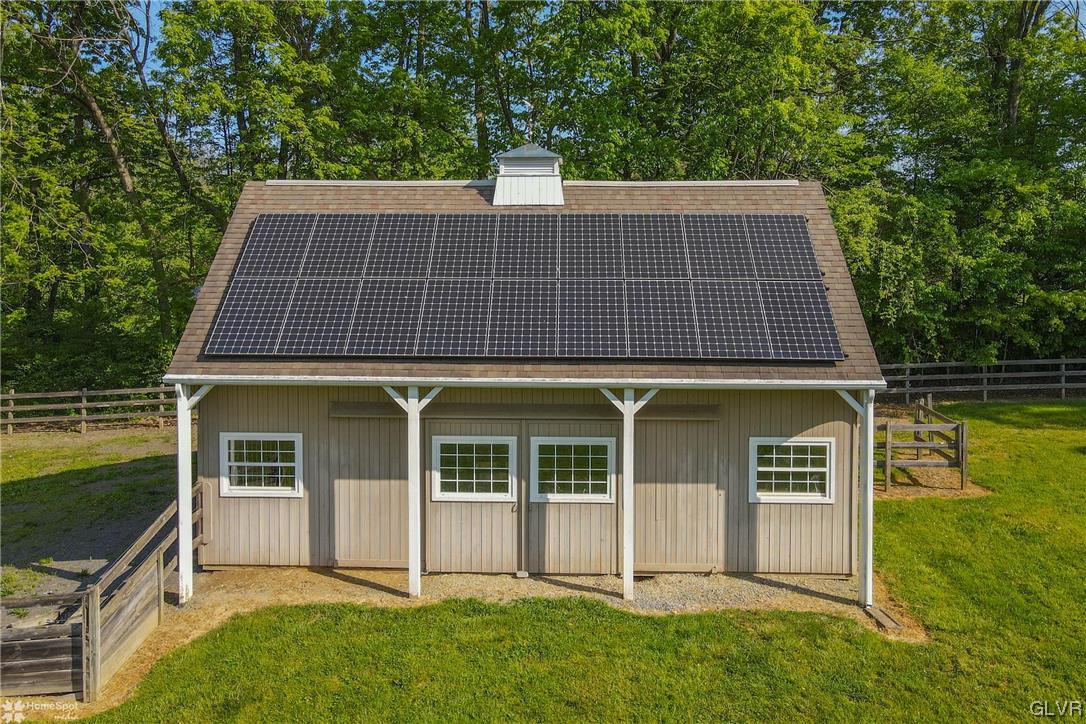 182 Baron Road Wind Gap, PA 18091 - Photo 39 of 49 a house view with a garden space