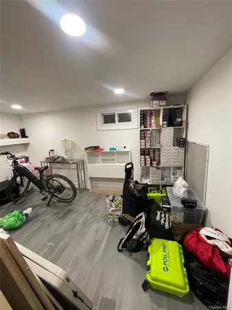 a view of a car park in front of building