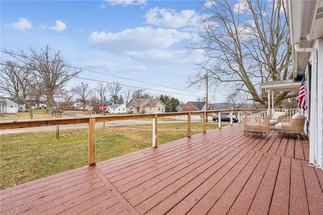 a view of ocean with trees