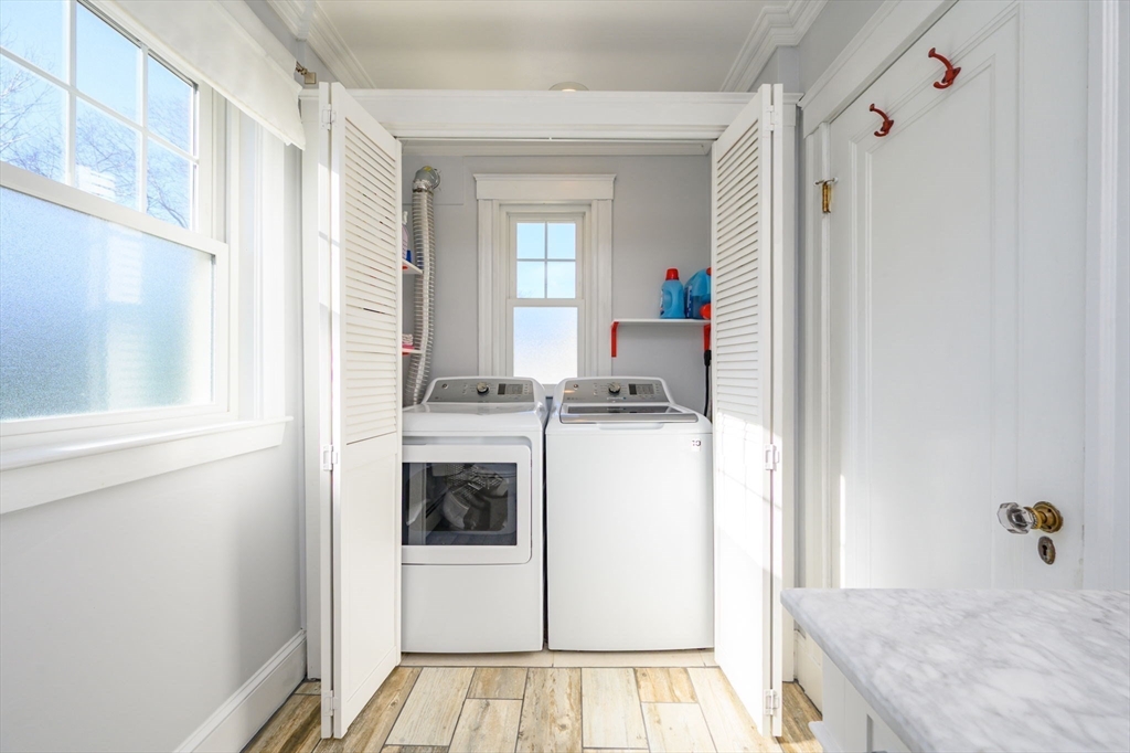 1099 Brook Road Milton, MA 02186 - Photo 28 of 41 a kitchen with a refrigerator and window